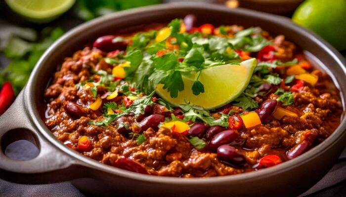 Herzhaftes Veganes Chili con Carne für Genießer - Veganes Chili con Carne – Der mexikanische Klassiker neu interpretiert