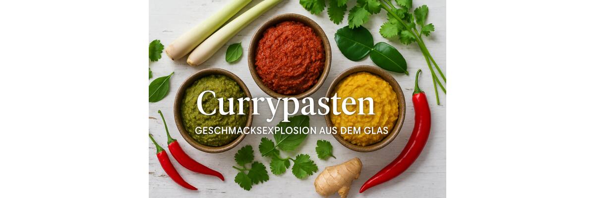 Grüne, rote und gelbe Currypasten - Von mild bis feurig -  Currypasten verstehen &amp; verwenden I BenCondito