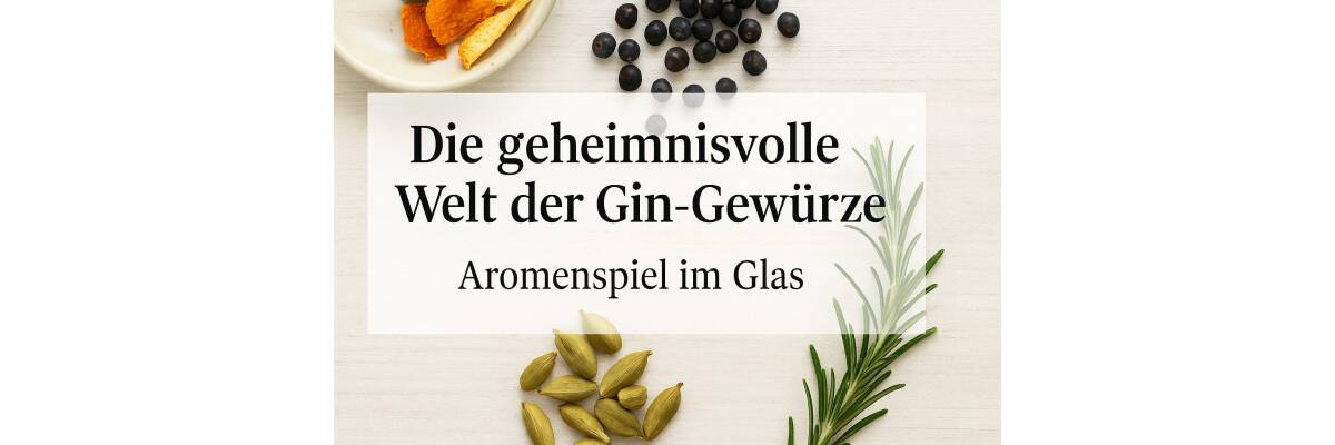 Die geheimnisvolle Welt der Gin-Gewürze – Aromenspiel im Glas - Gewürze für den Gin – Die Seele des perfekten Destillats