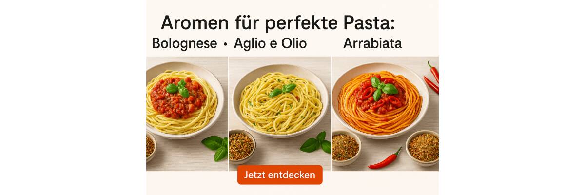 Aromen für perfekte Pasta: Bolognese, Aglio e Olio &amp; Arrabiata Gewürze - Pastagewürze für Spaghetti-Klassiker I BenCondito