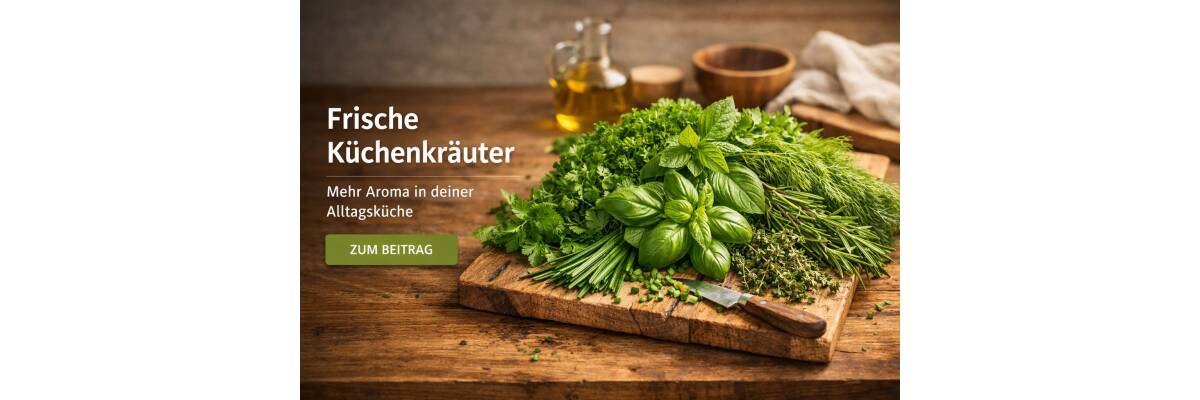 Mit diesen Küchenkräutern kochen Hobbyköche wie Profis - Wichtige Küchenkräuter für Hobbyköche | BenCondito