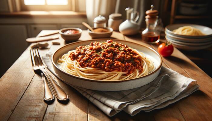 Spaghetti Bolognese - Authentische Spaghetti Bolognese mit BenCondito Spaghetti-Gewürz