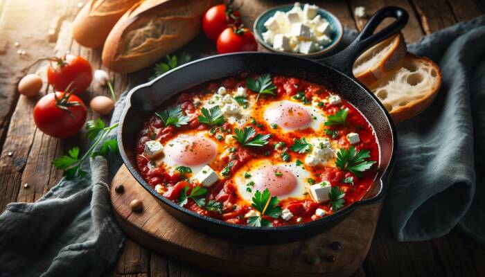 Shakshuka: Ein Herzhaftes Frühstücksgericht aus Israel - Shakshuka : Einfaches Rezept für das israelische Frühstück