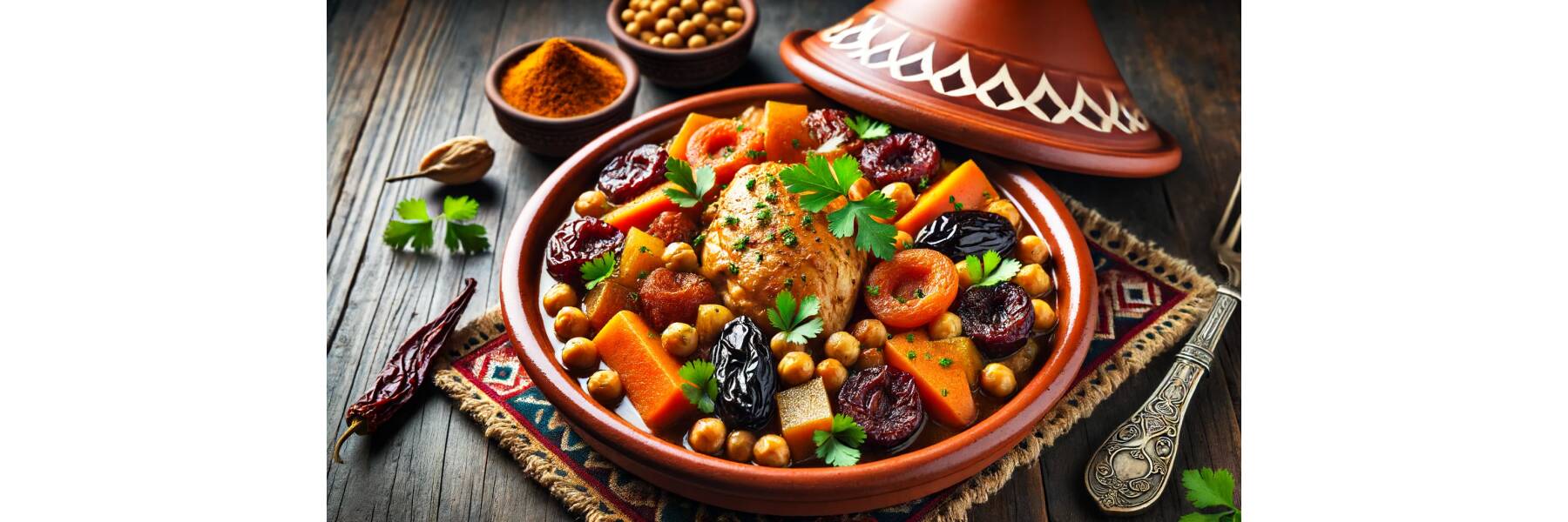 Marokkanische Hähnchen-Tajine mit Ras el Hanout – Rezept und Anleitun Marokkanische Hähnchen-Tajine mit Ras el Hanout – Rezept und Anleitun