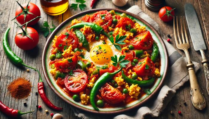 Traditionelles türkisches Menemen – Perfekt fürs Frühstück - Menemen Rezept – Traditionelles türkisches Frühstück