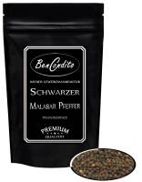 schwarze Malabar Pfefferkörner