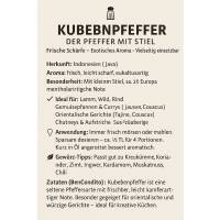 Kubebenpfeffer – Der Pfeffer mit dem Stiel