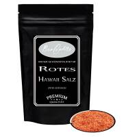 Rotes Hawaii Salz mit Vulkanerde