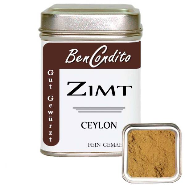 Ceylon Zimt gemahlen 80g Dose