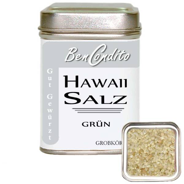 Grünes Hawaii Salz 130 gr. Dose