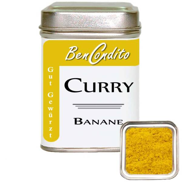 Curry ( Currypulver ) Banane 80 gr. Dose