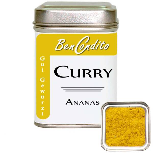 Curry (Currypulver) Ananas Dose 80 Gr.