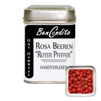 Rosa Beeren "roter Pfeffer" handverlesen 40 Gr. Dose