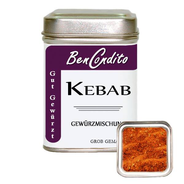 Kebab oder Döner Gewürz 80 Gr. Dose