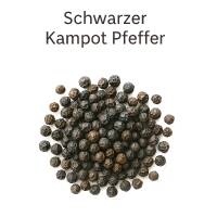 Schwarzer Kampot Pfeffer– mild, würzig, aus Kambodscha