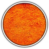 Tajine Gewürz in Nahaufnahme – feine Mischung aus Paprika, Cumin, Kurkuma und weiteren typischen Gewürzen