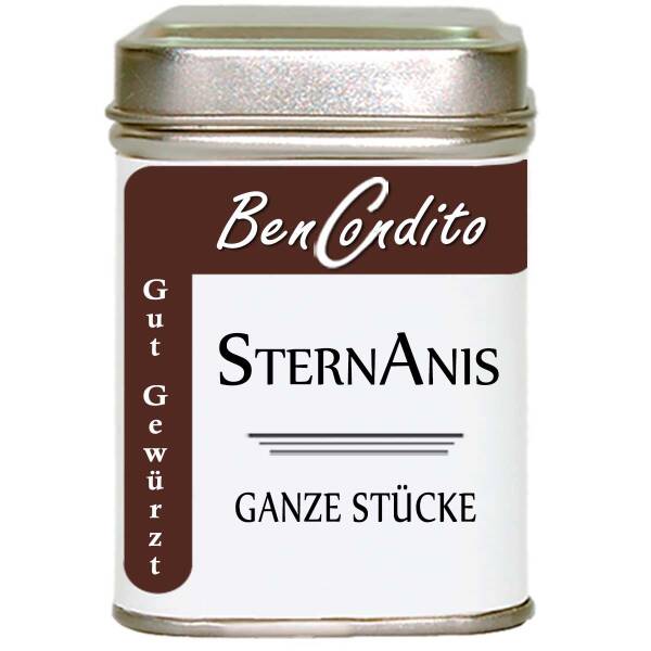 Sternanis in praktischer Dose von BenCondito – Frisches und aromatisches Gewürz für Ihre Küche