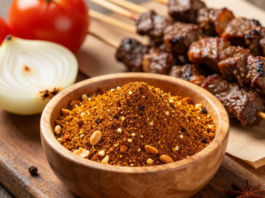 tsire-suya-spiesse Tsire Gewürzmischung mit Suya Spießen