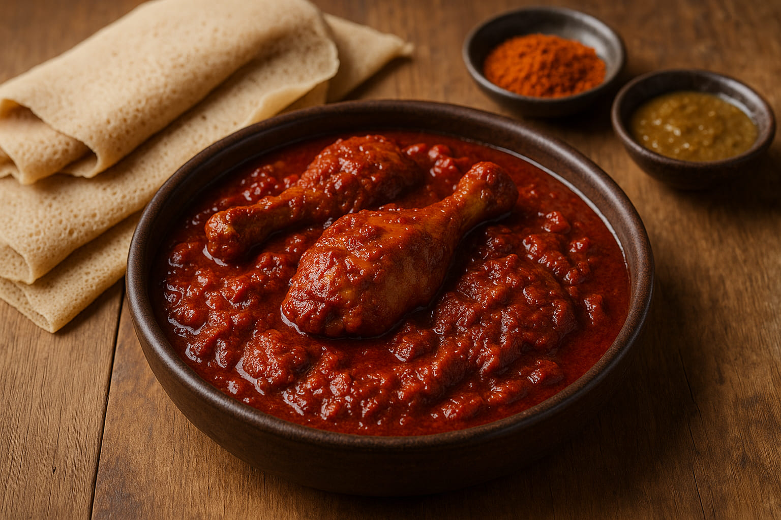 berbere-doro-wat Äthiopisches Doro Wat mit Berbere-Gewürz