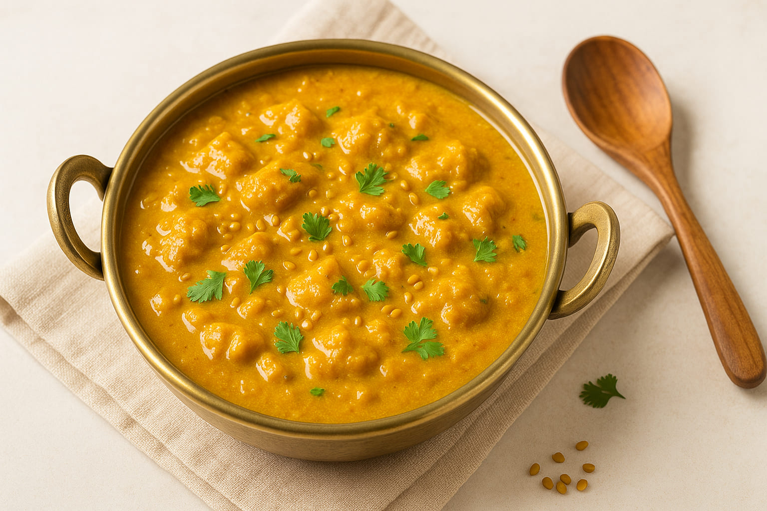 bockshornklee-curry Indisches Curry mit Bockshornklee verfeinert