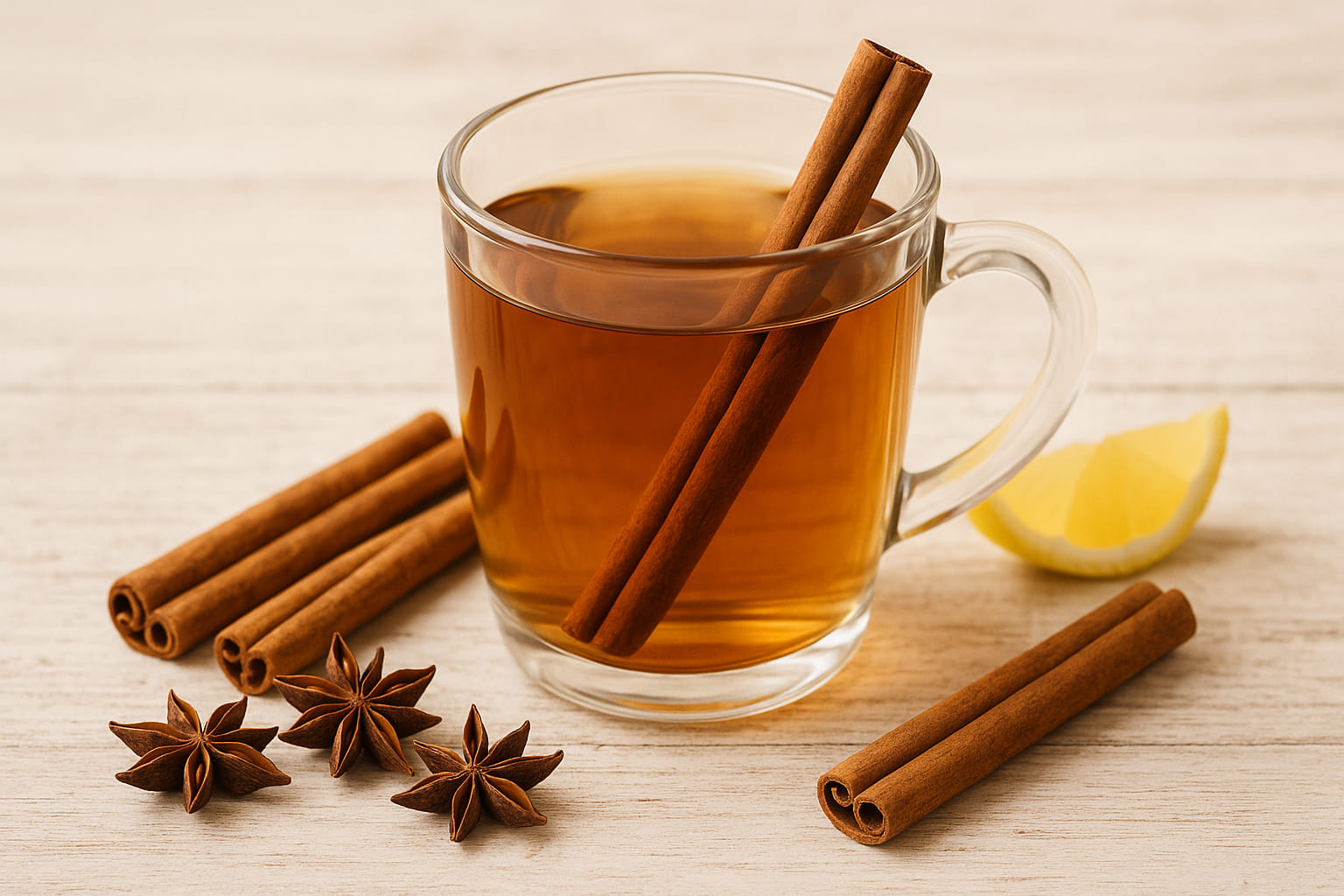 ceylon-zimt-drink Heißer Zimttee mit Ceylon-Zimtstange