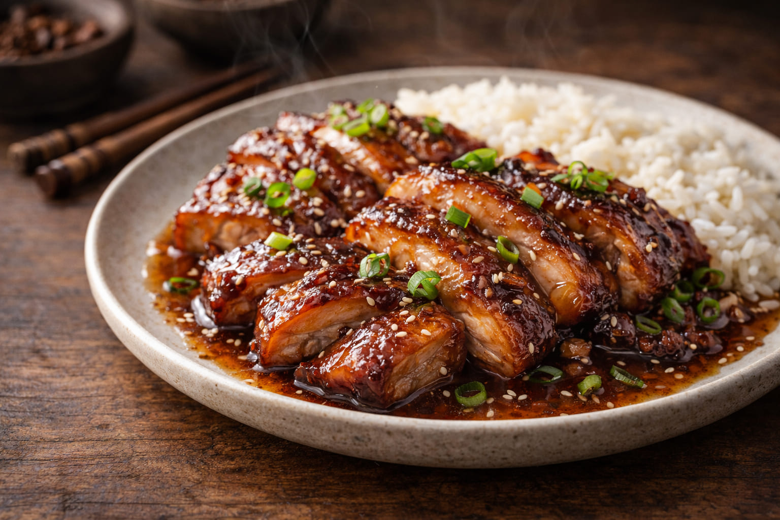 Fleischgericht mit Chinesische fünf Gewürz gewürzt