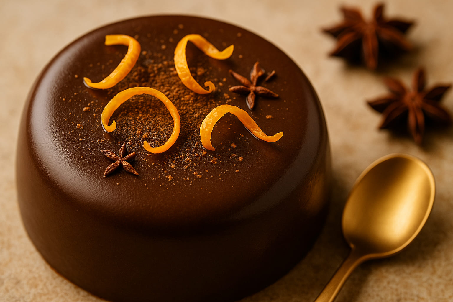 fuenf-gewuerze-dessert Schokoladenmousse mit chinesischem Fünf-Gewürze-Pulver verfeinert