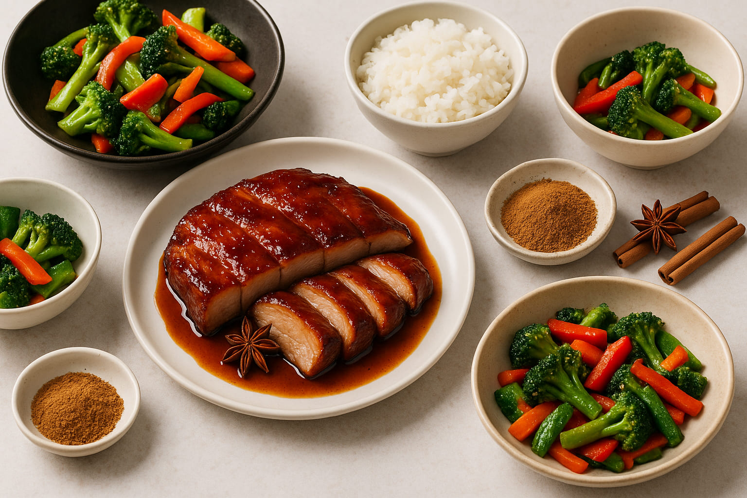 fuenf-gewuerze-trend Moderne asiatische Gerichte mit Fünf-Gewürze-Aromen