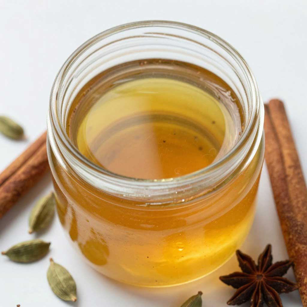 Selbstgemachtes Gewürz-Ghee mit Ayurveda Gewürzen