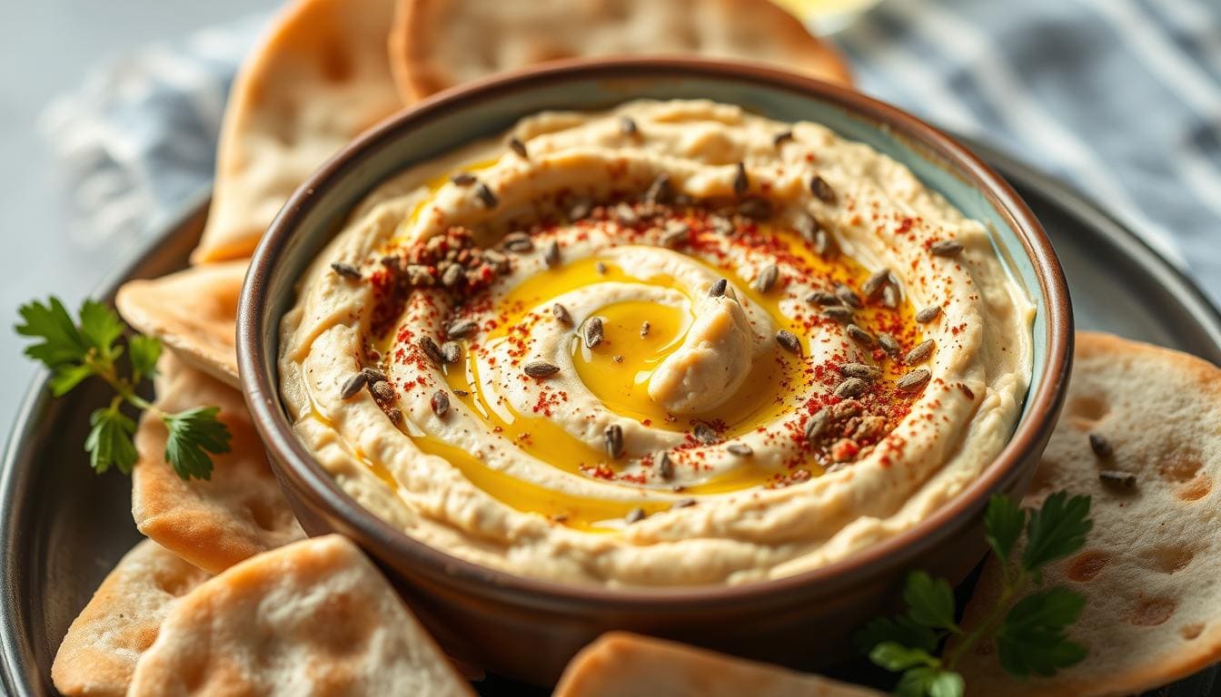 hummus-mit-kreuzkuemmel.jpg Selbstgemachter Hummus mit Kreuzkümmel