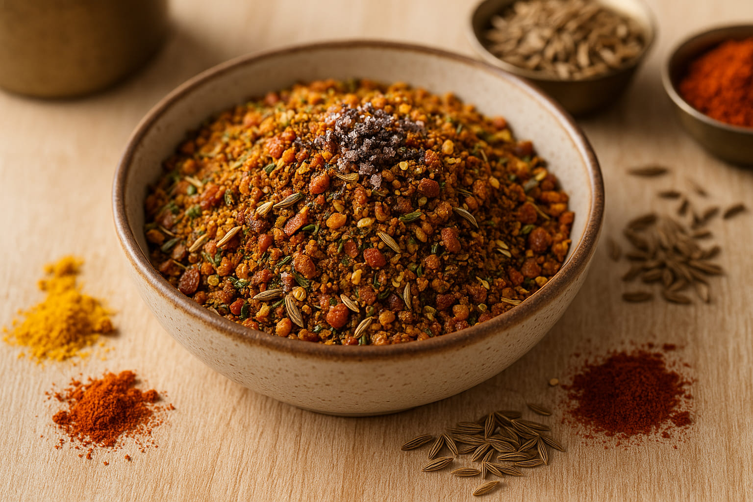 kala-namak-indisch Indisches Chat Masala mit schwarzem Salz