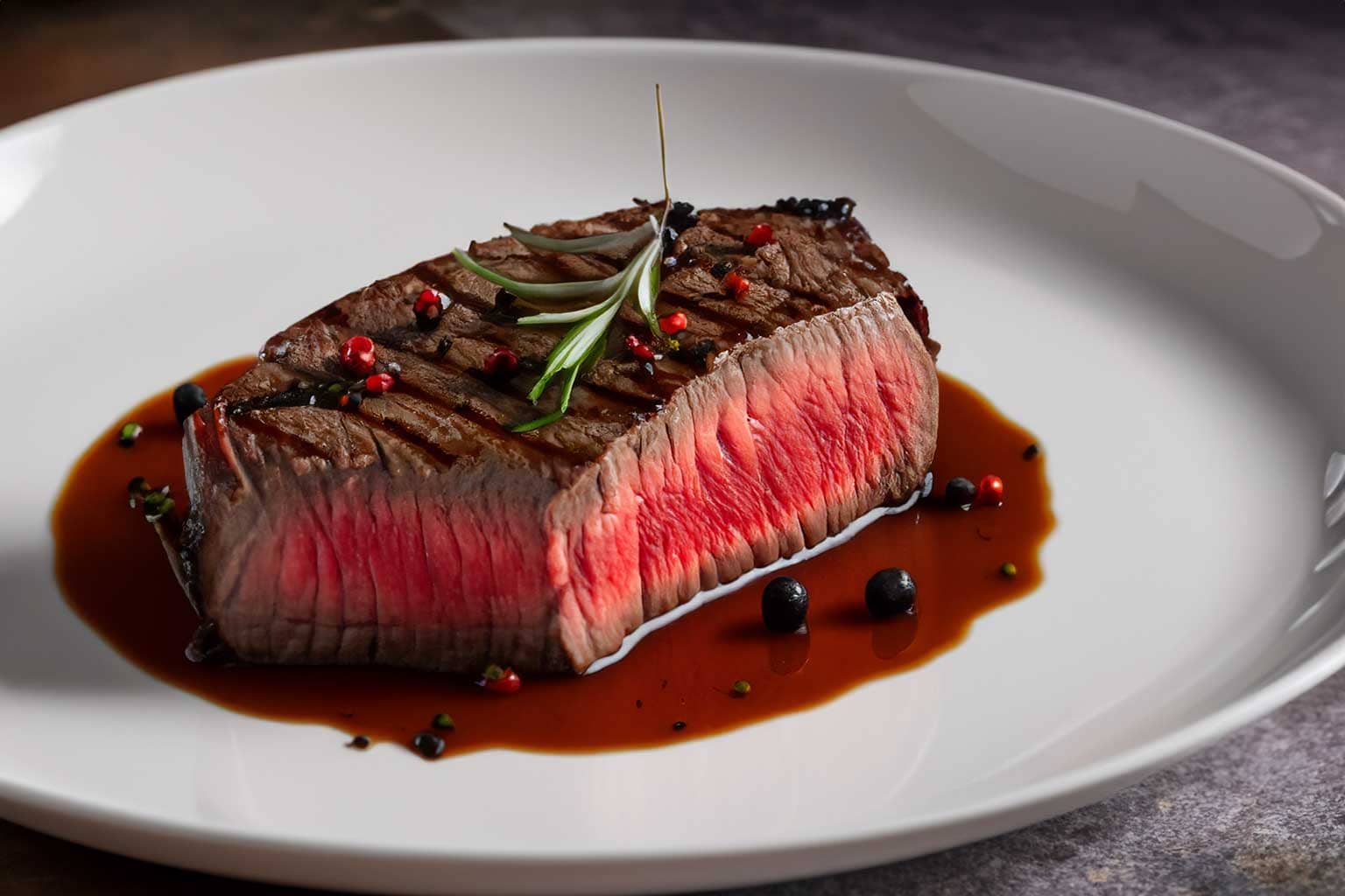 Steak au Poivre mit schwarzem Kampot Pfeffer