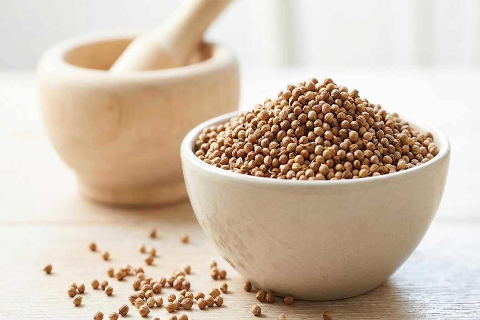 Koriandersamen als aromatische Ergänzung für Schweinsbraten