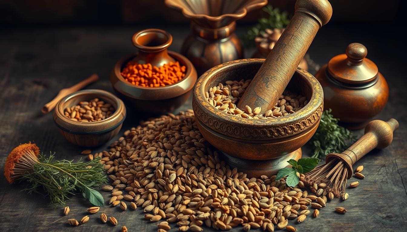 kreuzkuemmel-traditionelle-medizin.jpg Traditionelle Anwendung von Kreuzkümmel in der Ayurveda-Medizin