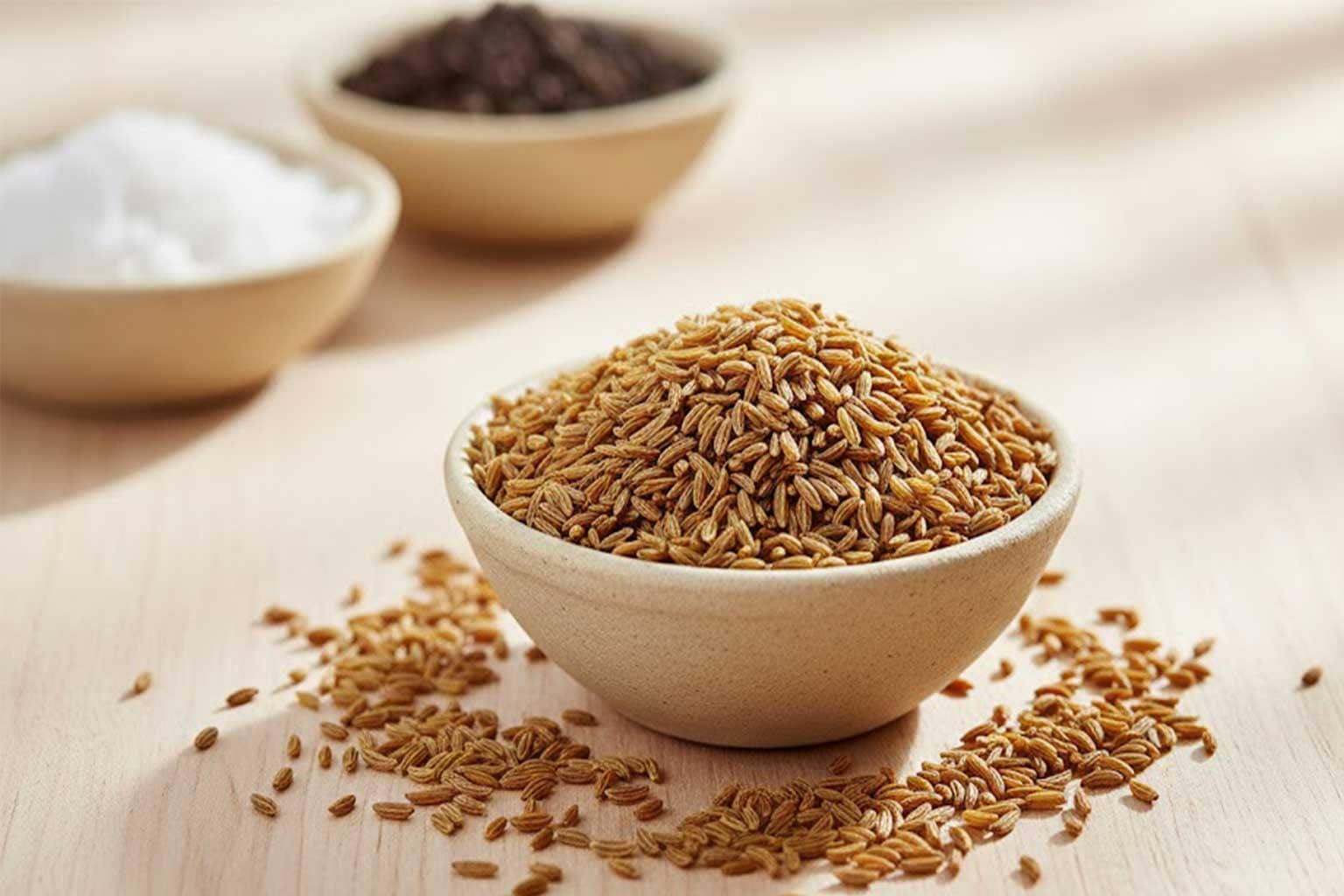 Kümmelsamen als klassisches Gewürz für Schweinsbraten