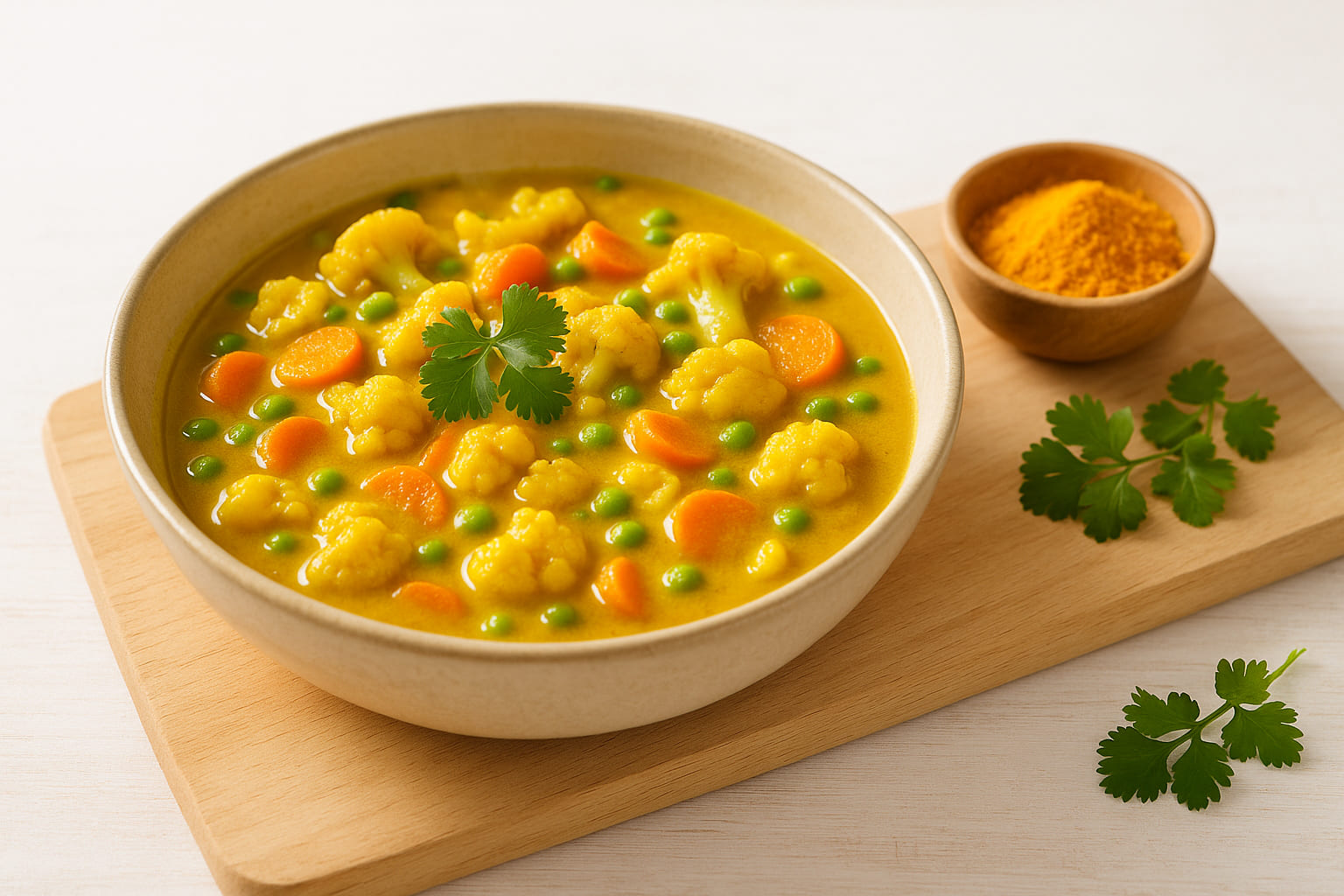 kurkuma-curry Indisches Curry mit Kurkuma gewürzt
