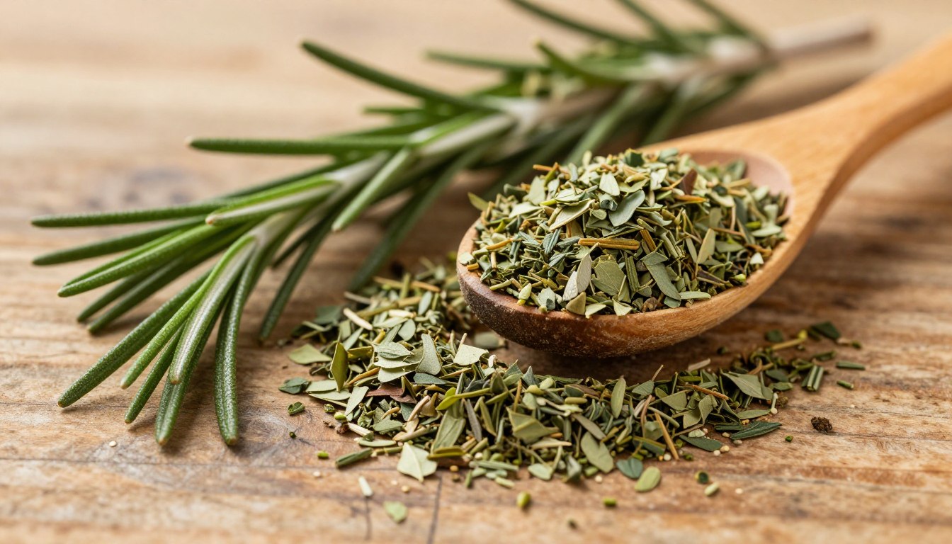 Mediterrane Kräuter für passende Gewürze für Gyros