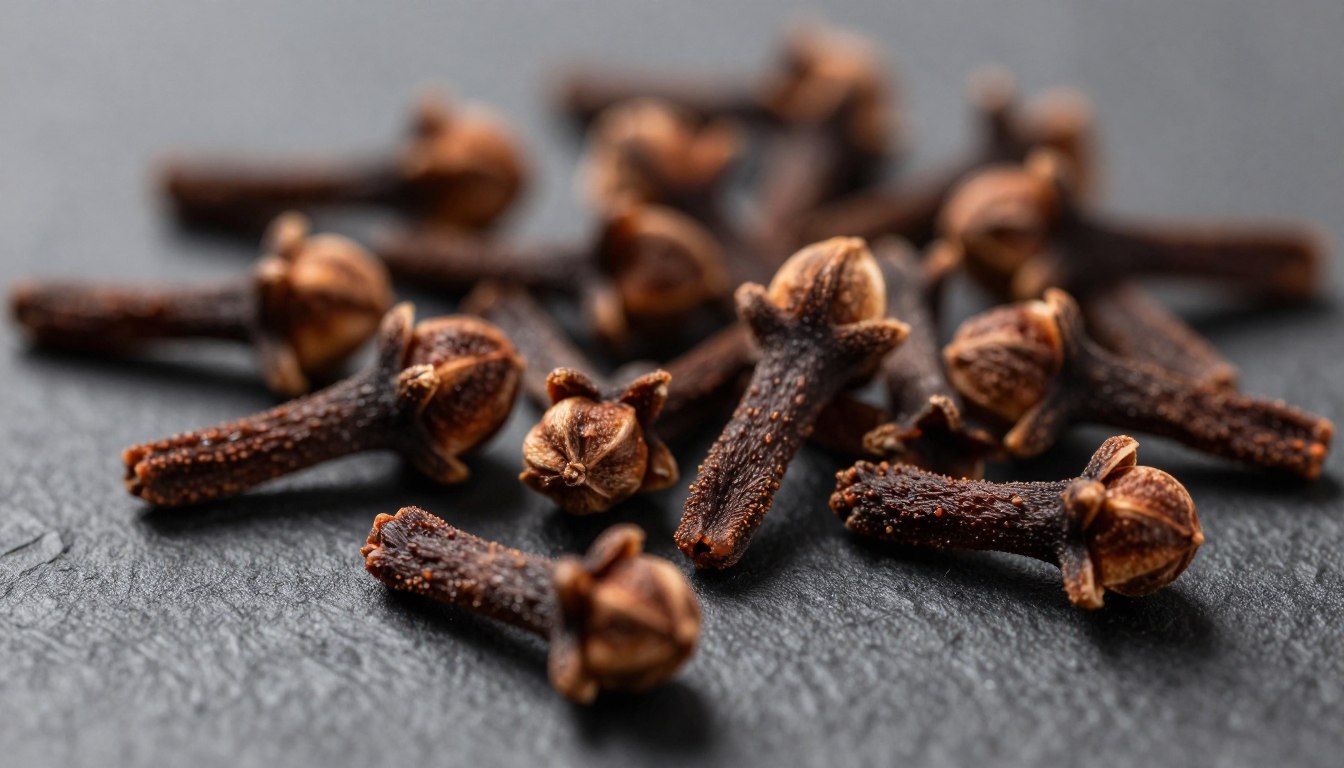 Getrocknete Nelken als intensives Gewürz für die Garam-Masala-Mischung