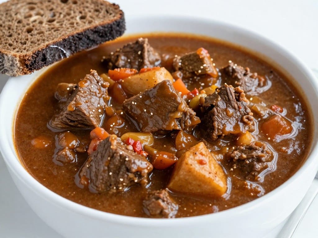 Österreichisches Gulasch mit regionaler Gewürzmischung