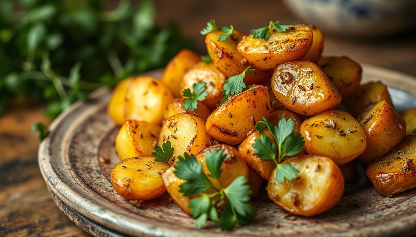 ofenkartoffeln-mit-kreuzkuemmel.jpg Ofenkartoffeln mit Kreuzkümmel - ein einfaches österreichisches Rezept