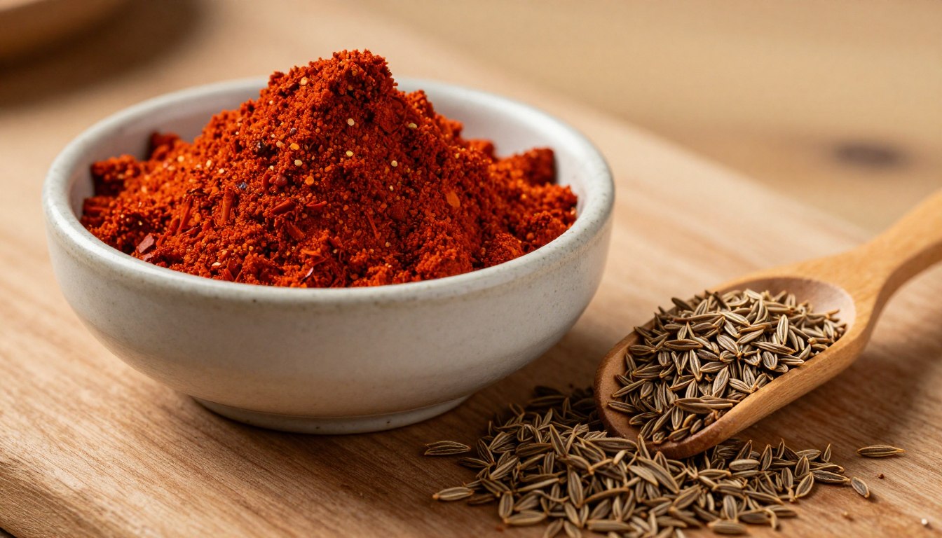 Paprika und Kreuzkümmel als passende Gewürze für Gyros