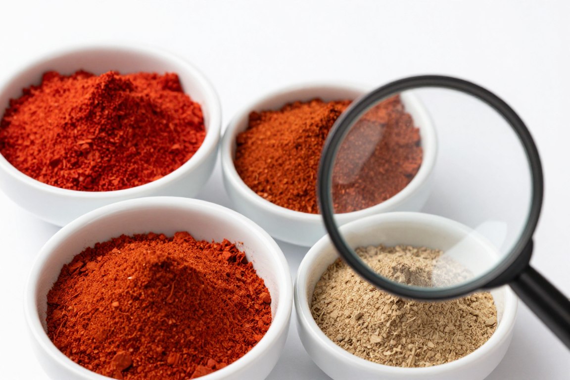 Qualitätsvergleich verschiedener Paprikapulver