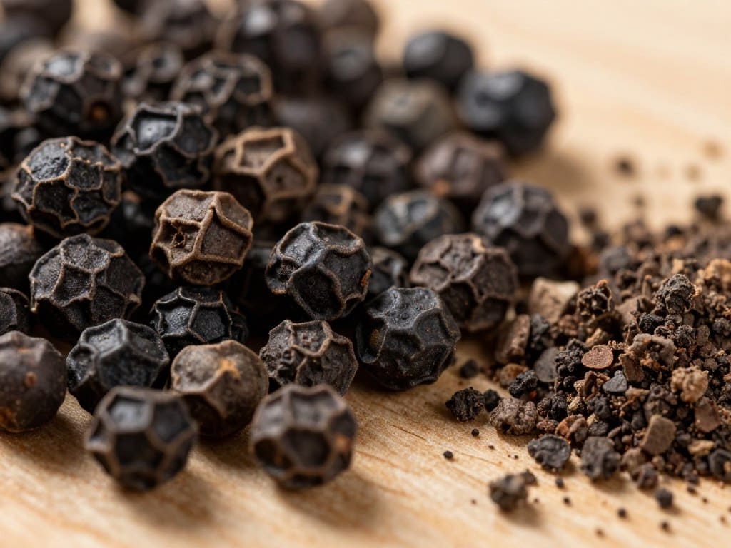 Schwarzer Pfeffer für Gulasch