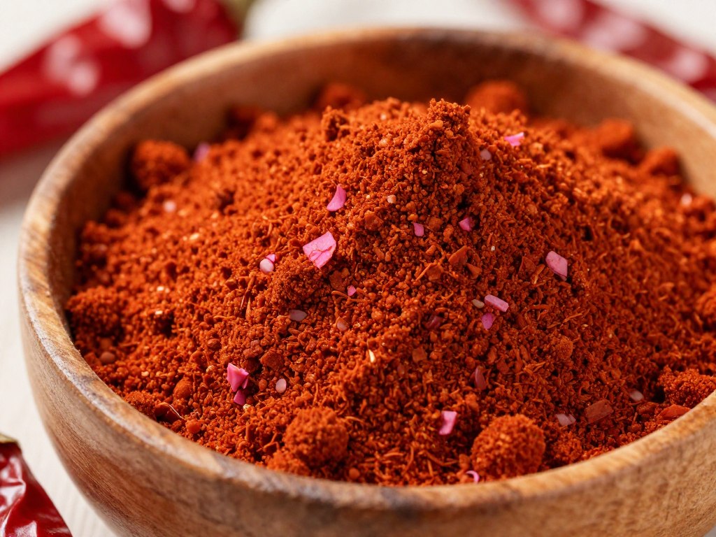 Rosenpaprika mit seiner charakteristischen rötlichen Farbe