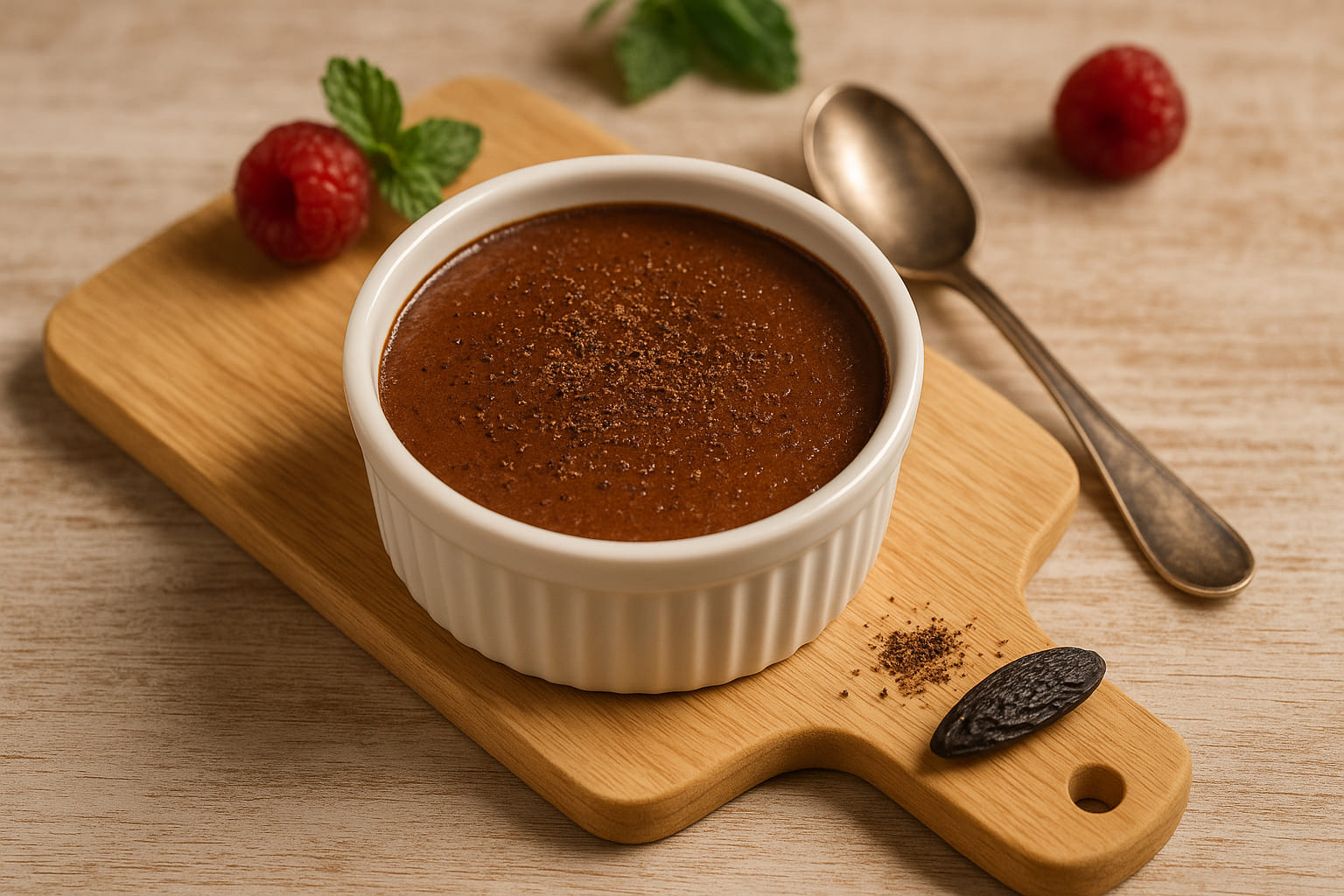 tonkabohne-dessert Schokoladendessert mit Tonkabohne verfeinert