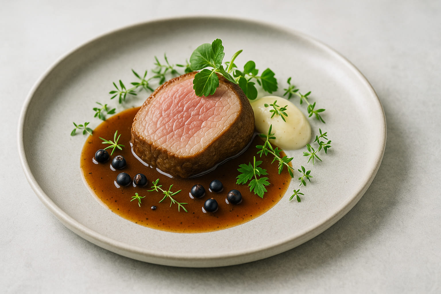 wacholder-trend Moderne Küche mit Wacholder als Zutat