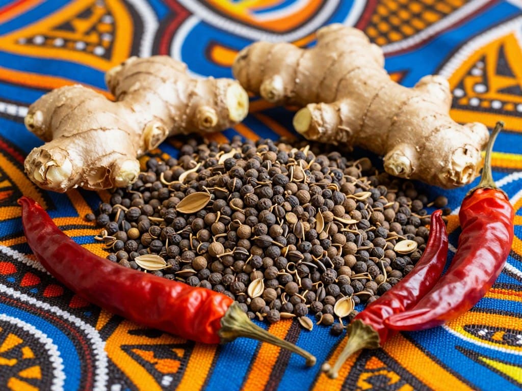 westafrikanische-gewuerze Westafrikanische Gewürze mit Paradieskörnern